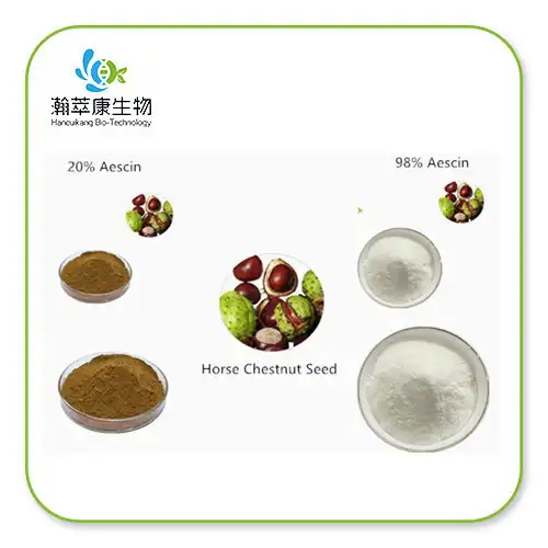 Horse Chestnut Extract Powder Lighten Dark Circles Anti-Inflammatory Antioxidant Fine Lines Anti-aging Sensitive Skin